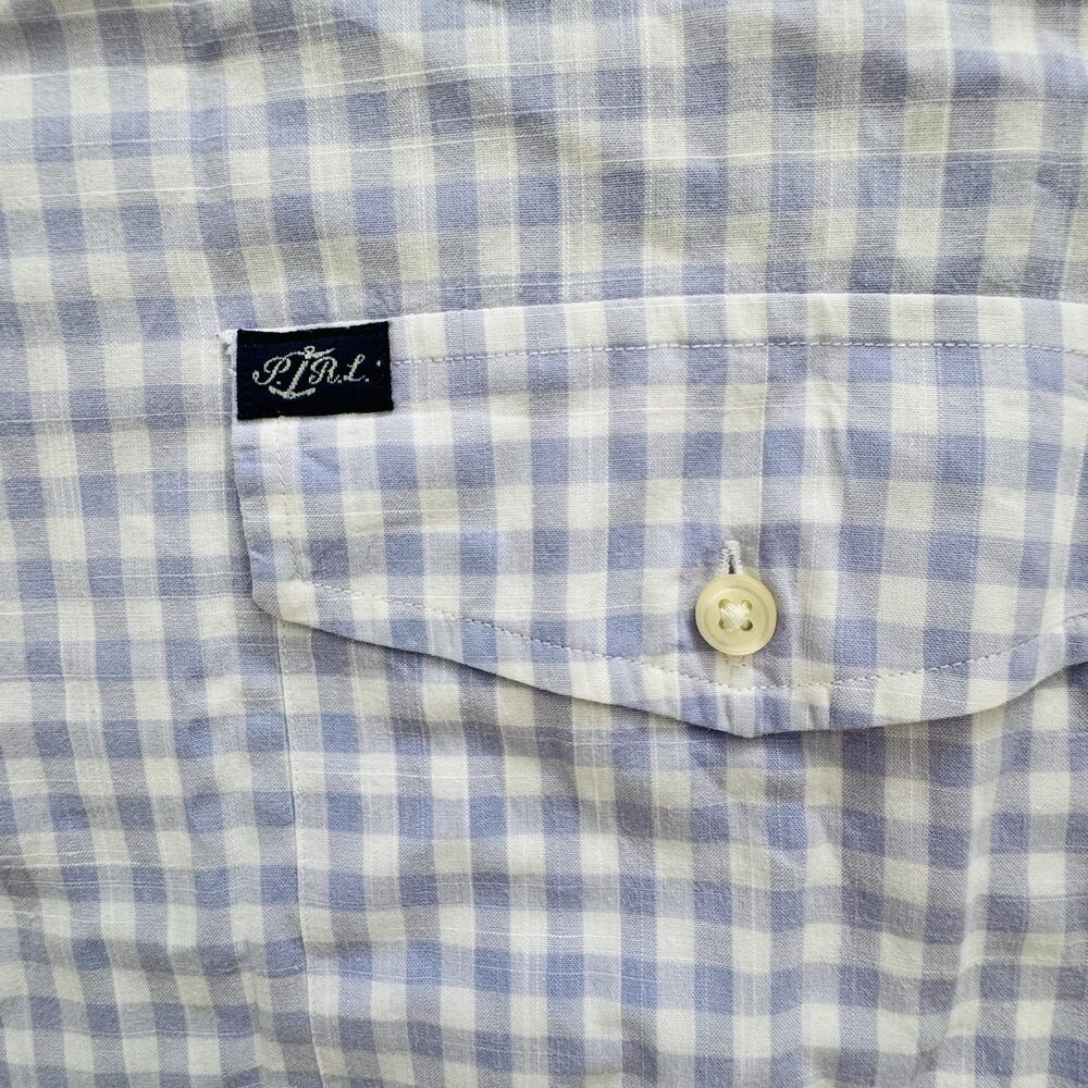 New Ralph Lauren Polo Mens Purple Checkered Button Down Shirt 6XB Preppy - Picture 3 of 5
